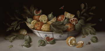 Siracusa Lemons & Tarocco and Moro Oranges with Verdino figs and insects